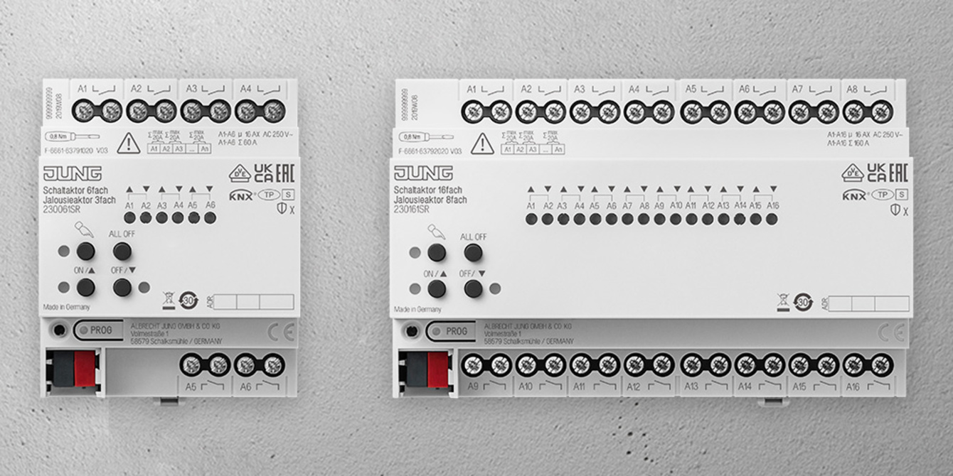KNX Schalt- und Jalousieaktoren bei Mühle Elektrotechnik in Stuttgart