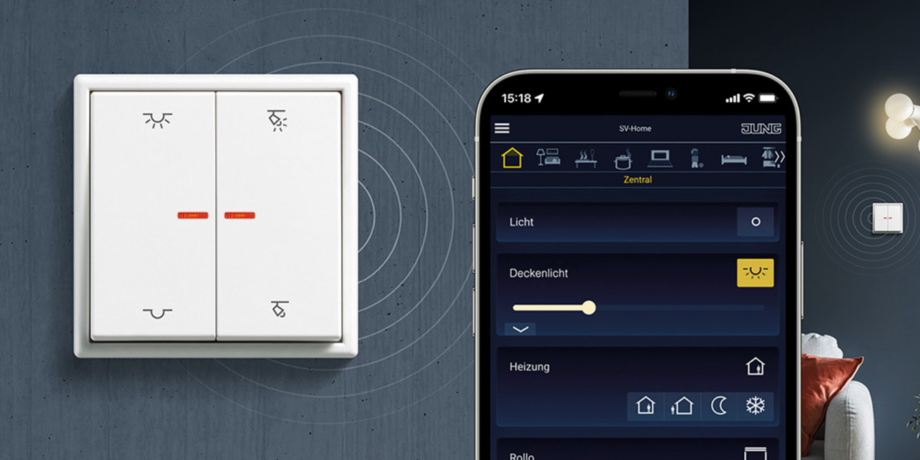 KNX RF Taster bei Mühle Elektrotechnik in Stuttgart